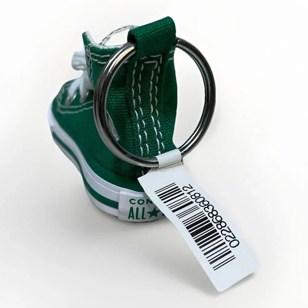 Converse Keychain Key Ring All Star Chuck Taylor CTAS Sneaker EDITION Green New